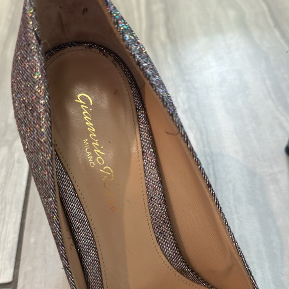 Gianvitto Rossi pumps in sparkle silver - Picture 3 of 9